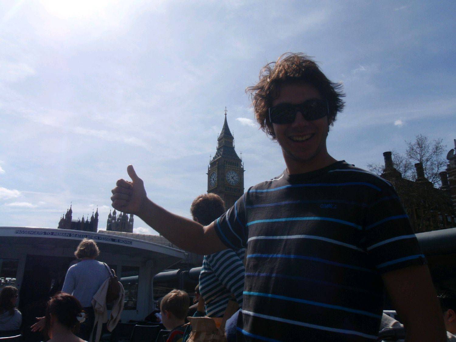 In London on one of the few heat waves!