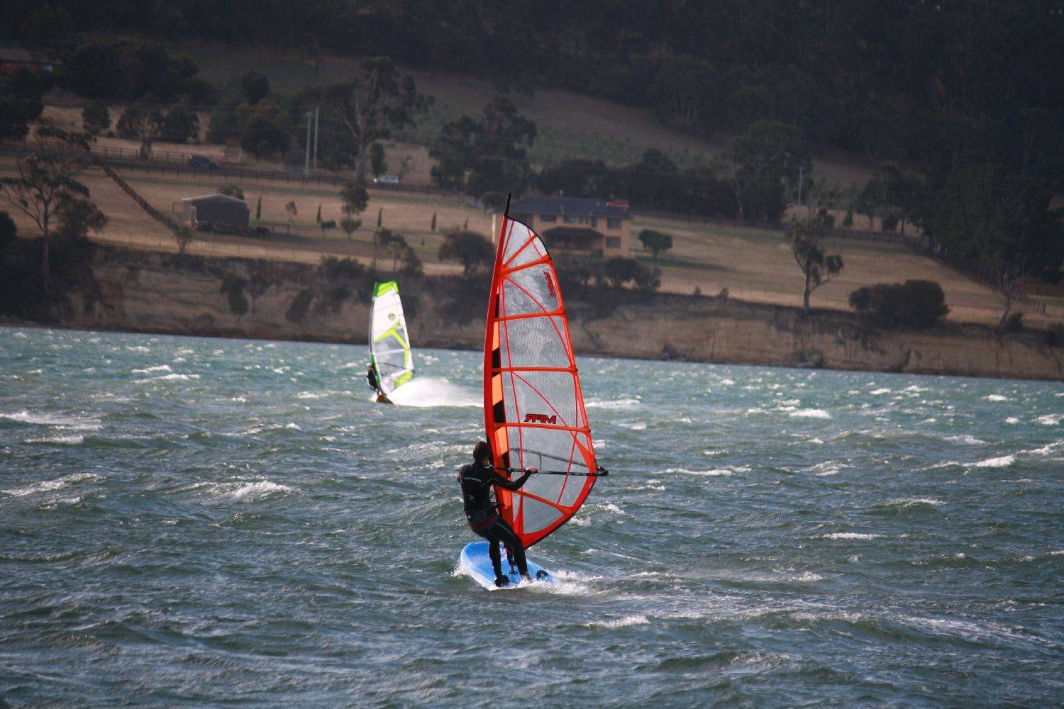 Justin - 30 knots on a start board