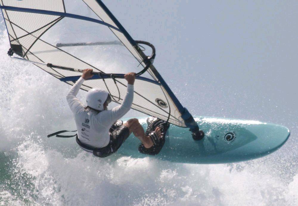 even old age pensioners can carve on an Avalon wave sail