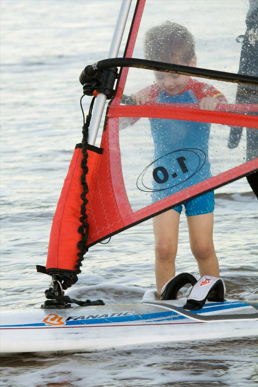 Aston windsurfing