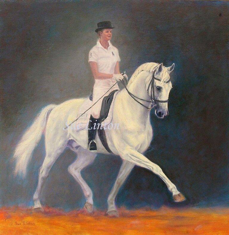 Power & grace 59 x 60cms Oil