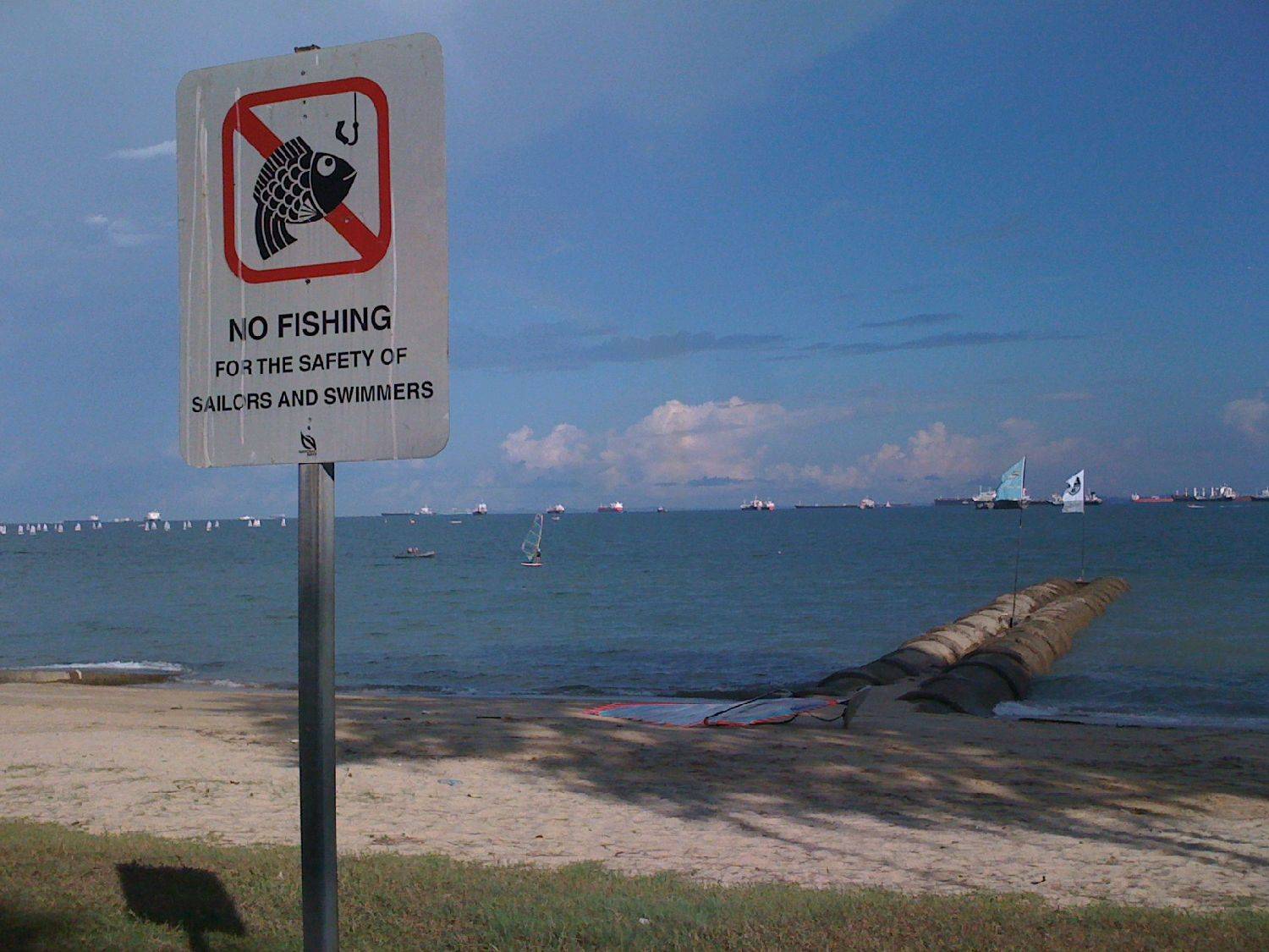 Sailing before fishing