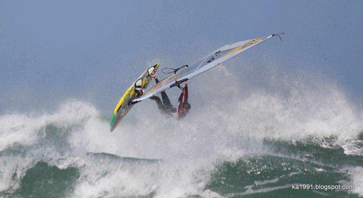 some waves at sandy point yesterday