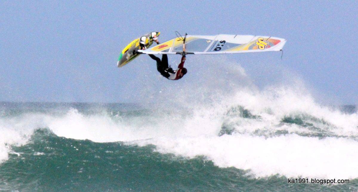some waves at sandy point yesterday