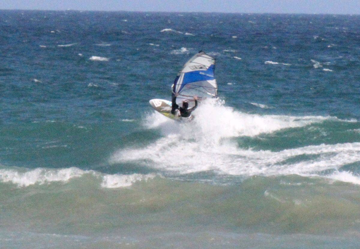 some waves at sandy point yesterday