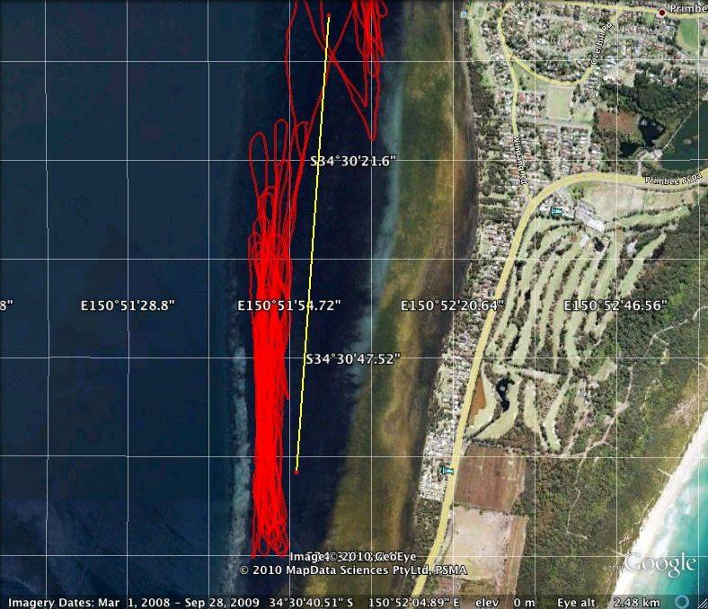 Lake Illawarra sandbar