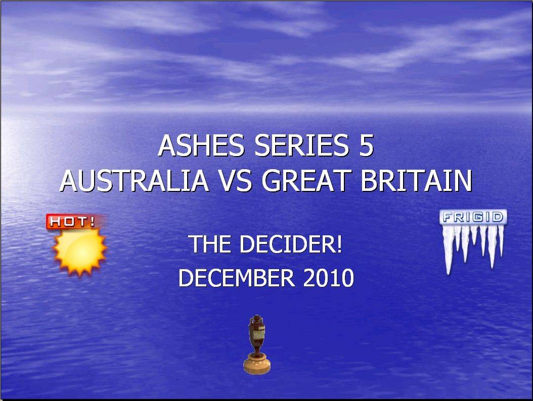 Ashes Series 5 Title