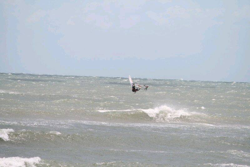 afternoon session gusts to 45knots