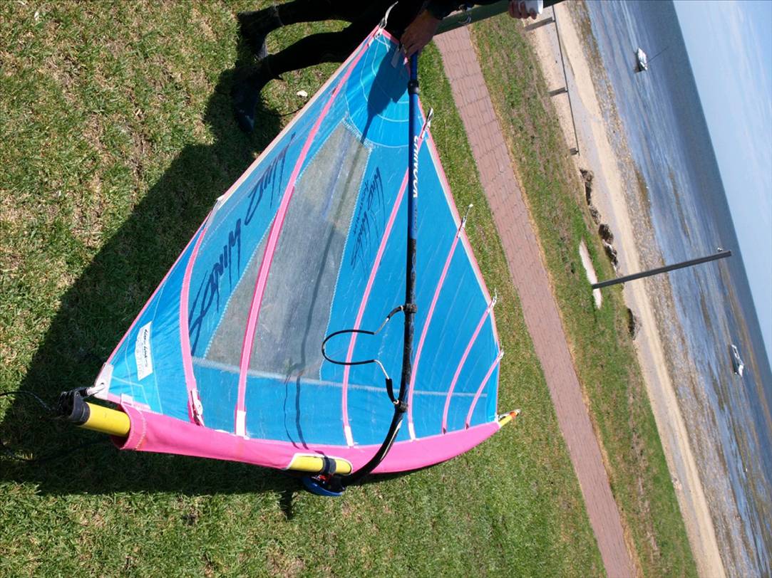 Retro Sailboard speed