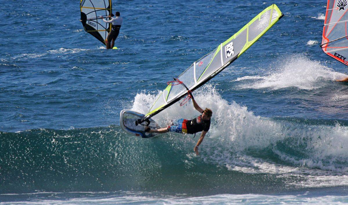 small swell and light winds so far