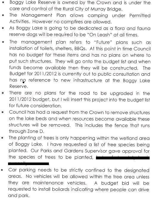 boggy council update