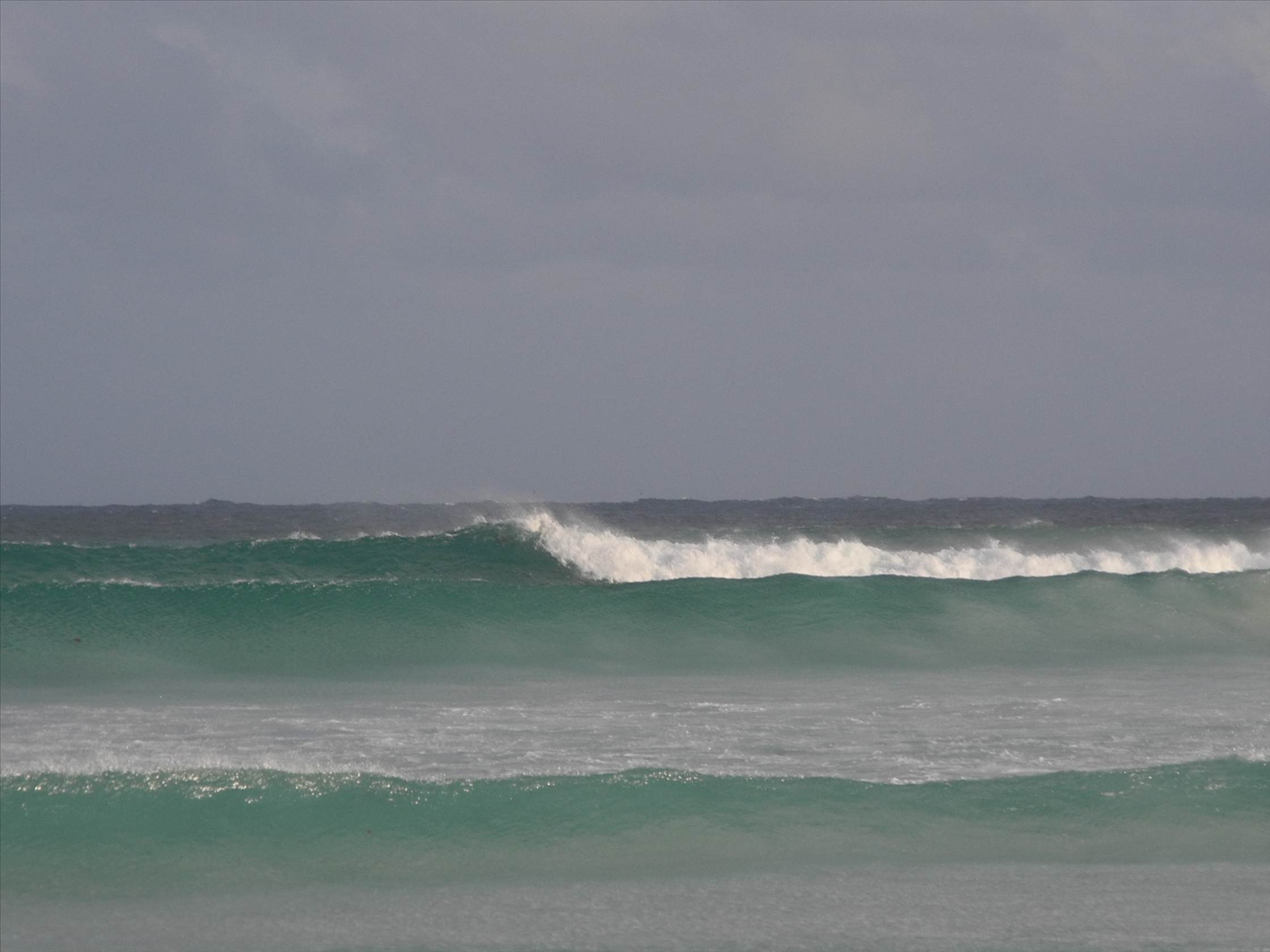 down the line sailing in a WNW in winter