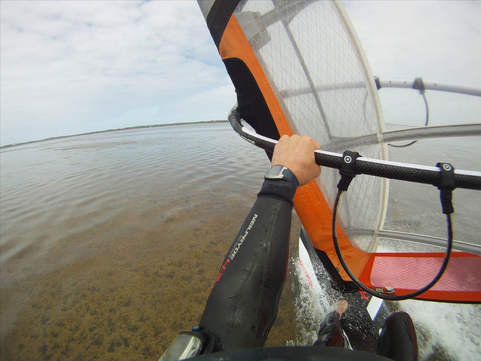 LAKE GEORGE SPEEDSAILING GOPR2321 WEEDY START