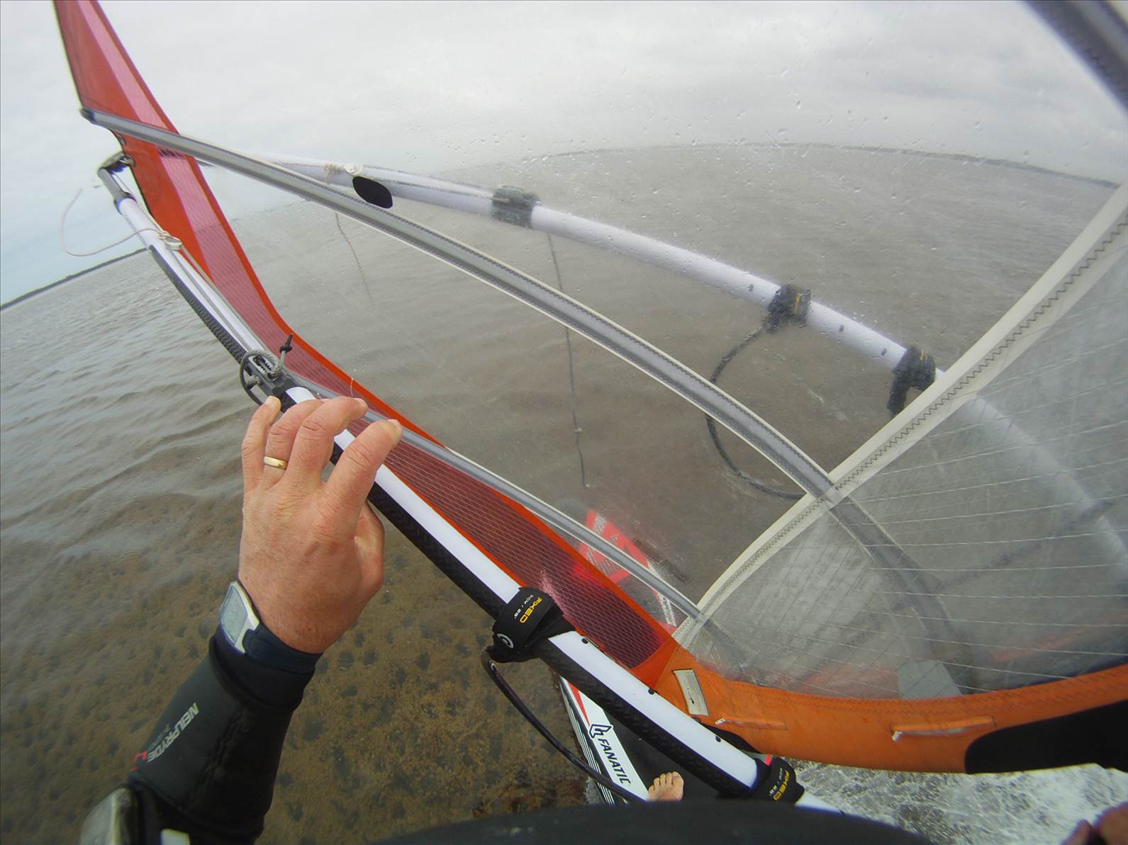 LAKE GEORGE SPEEDSAILING GOPR3106 GYBE EXIT