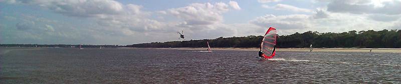 heli chase at burrum