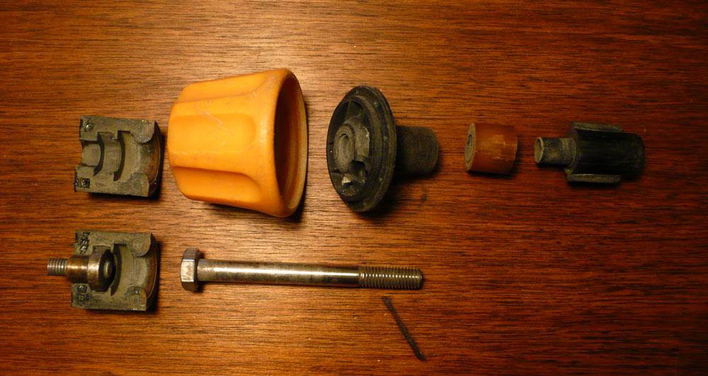 Wayler YPSI Mast Foot Disassembled