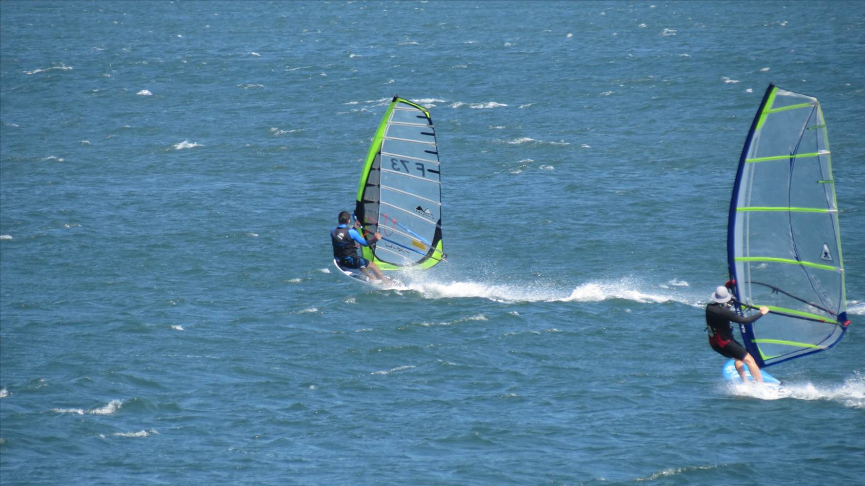 Windsurfing at Kyeemagh 19 November 2012