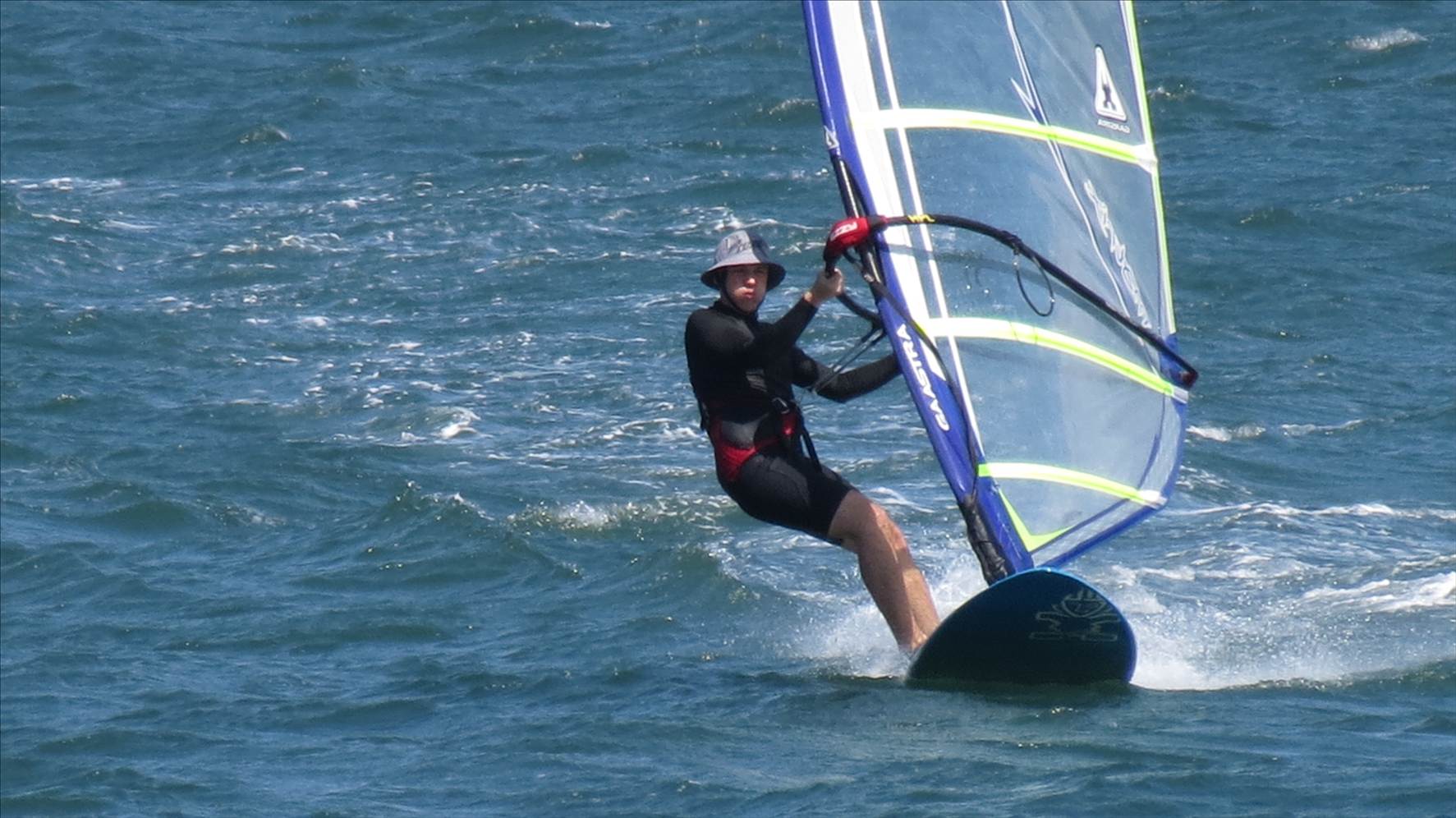 Windsurfing at Kyeemagh 19 November 2012