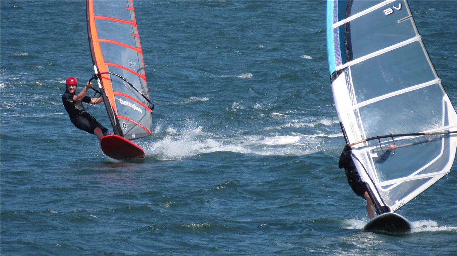 Windsurfing at Kyeemagh 19 November 2012