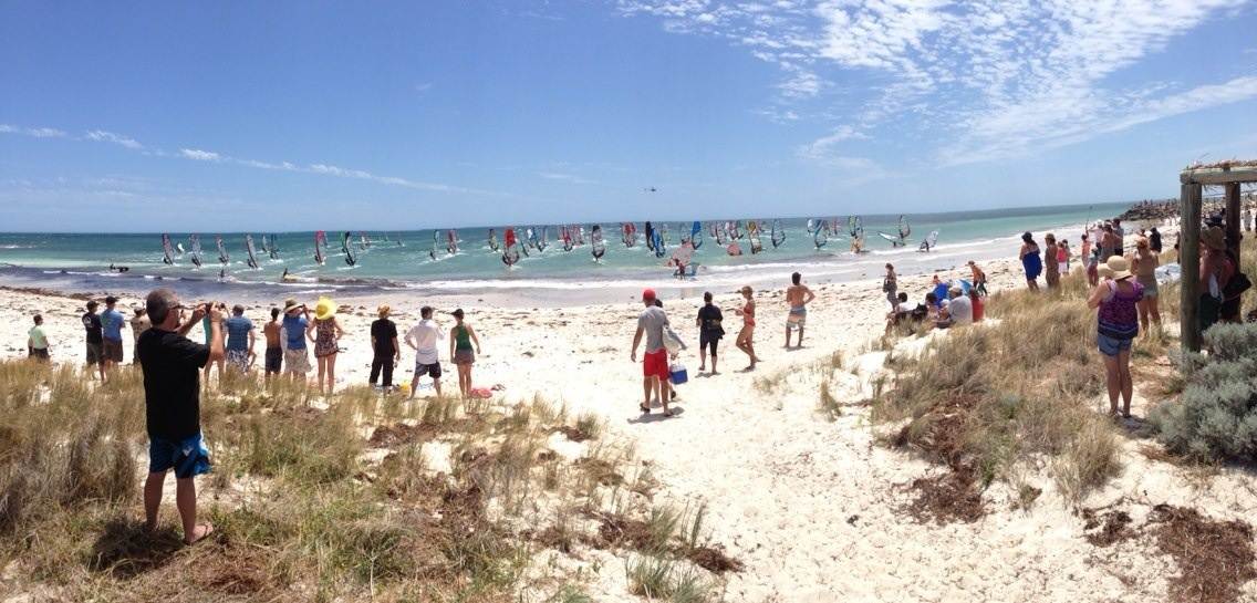 Panorama Shot of the start