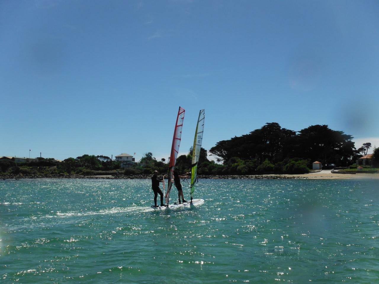 Learn to windsurf day