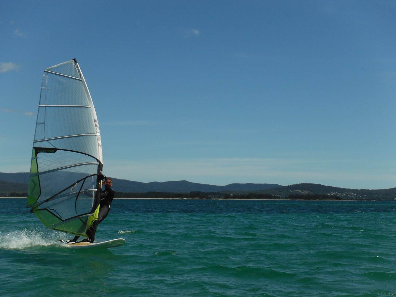 Learn to windsurf day
