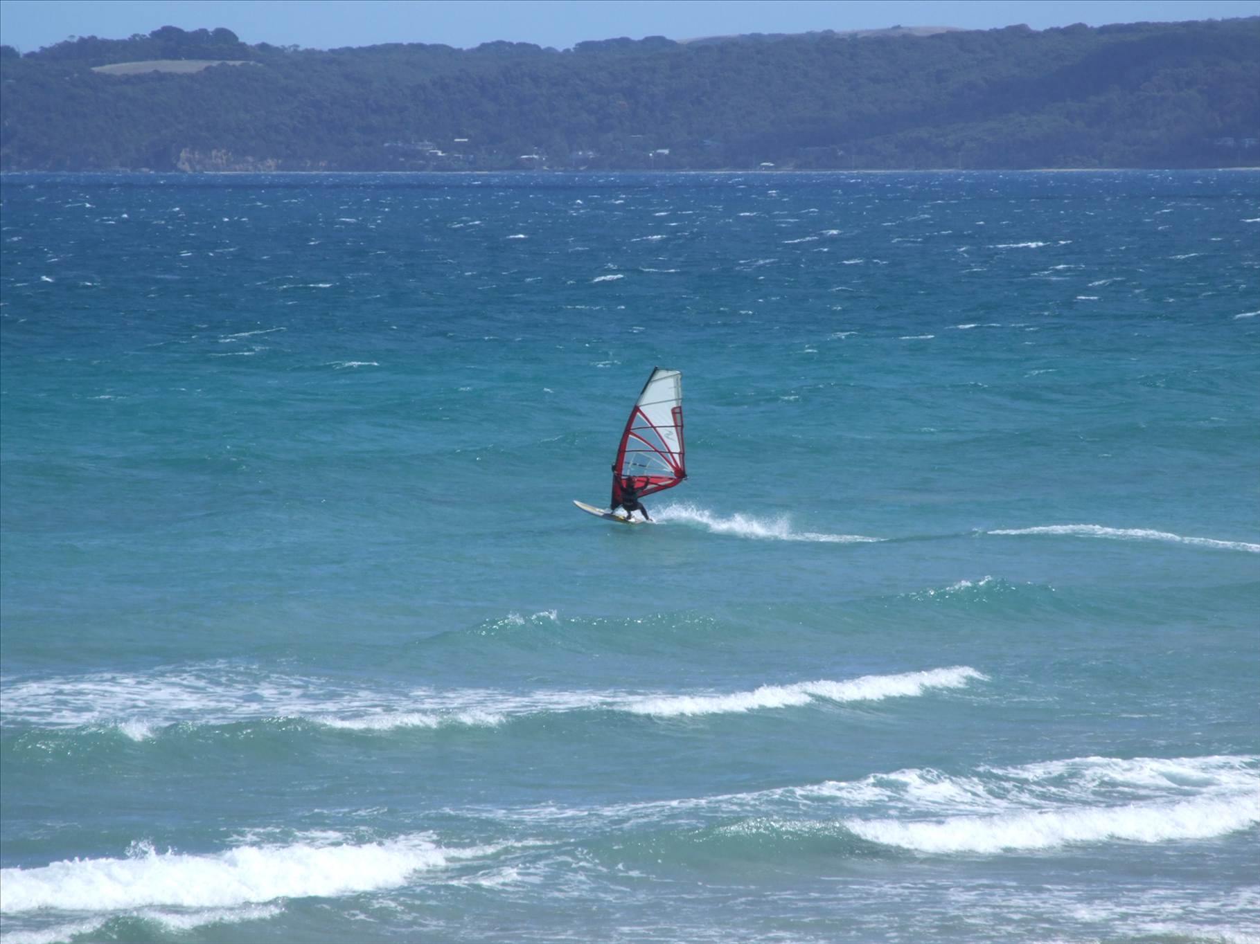 Great day windsurfing at the Gap Waratah Bay