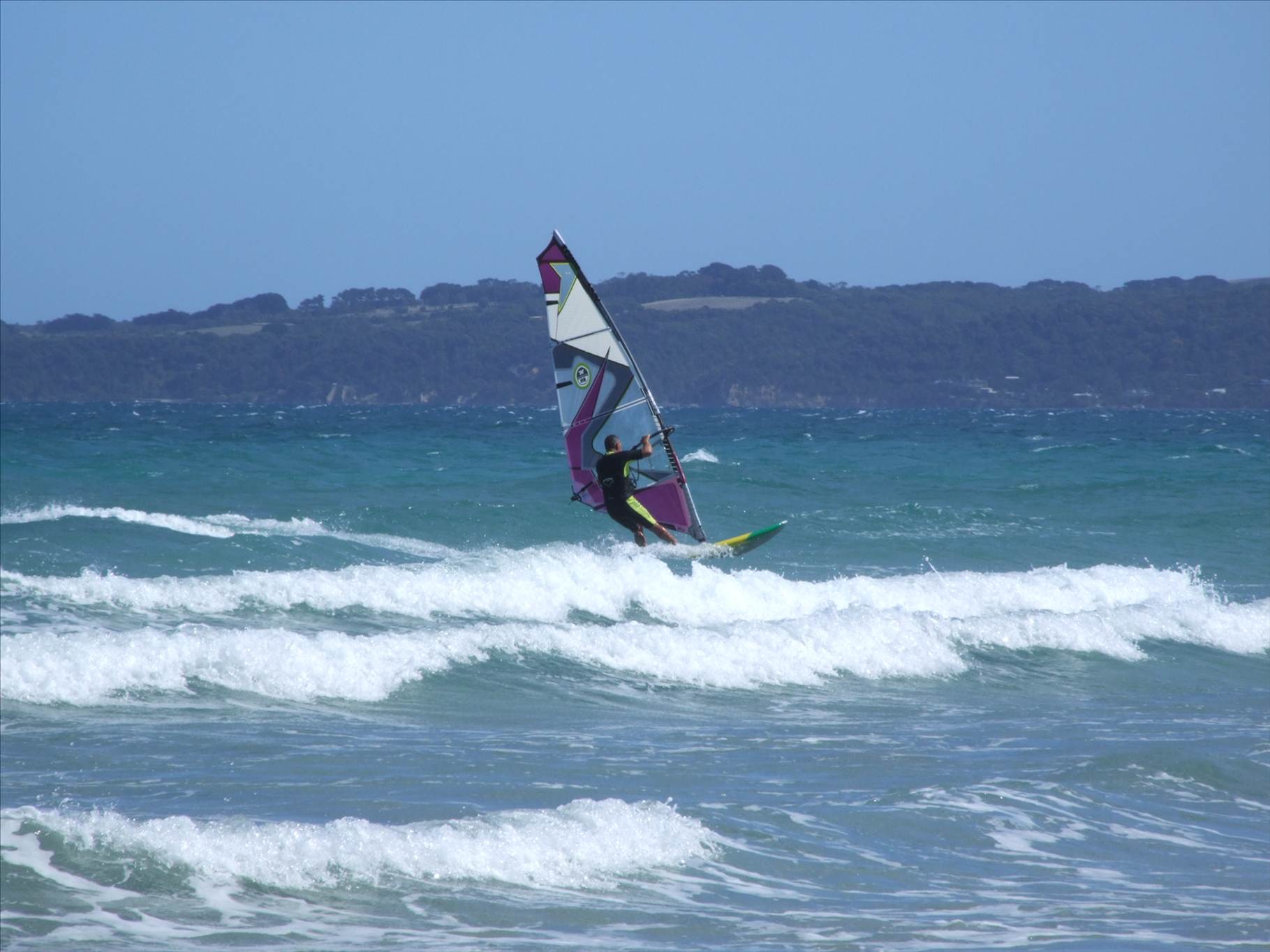 Great day windsurfing at the Gap Waratah Bay