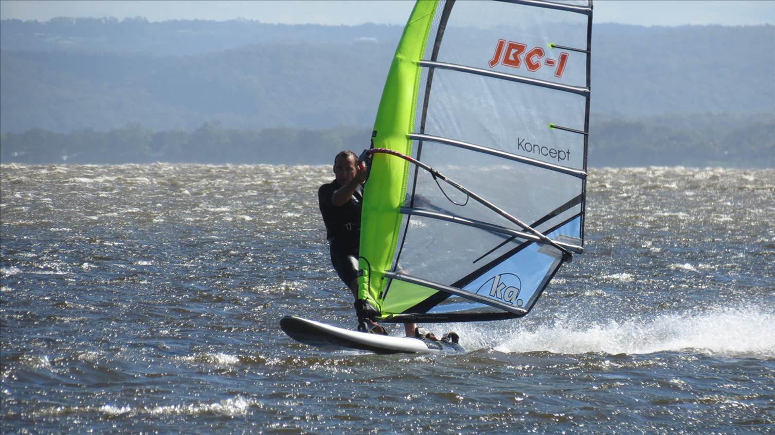 Canton Beach windsurfing 18 March 2013