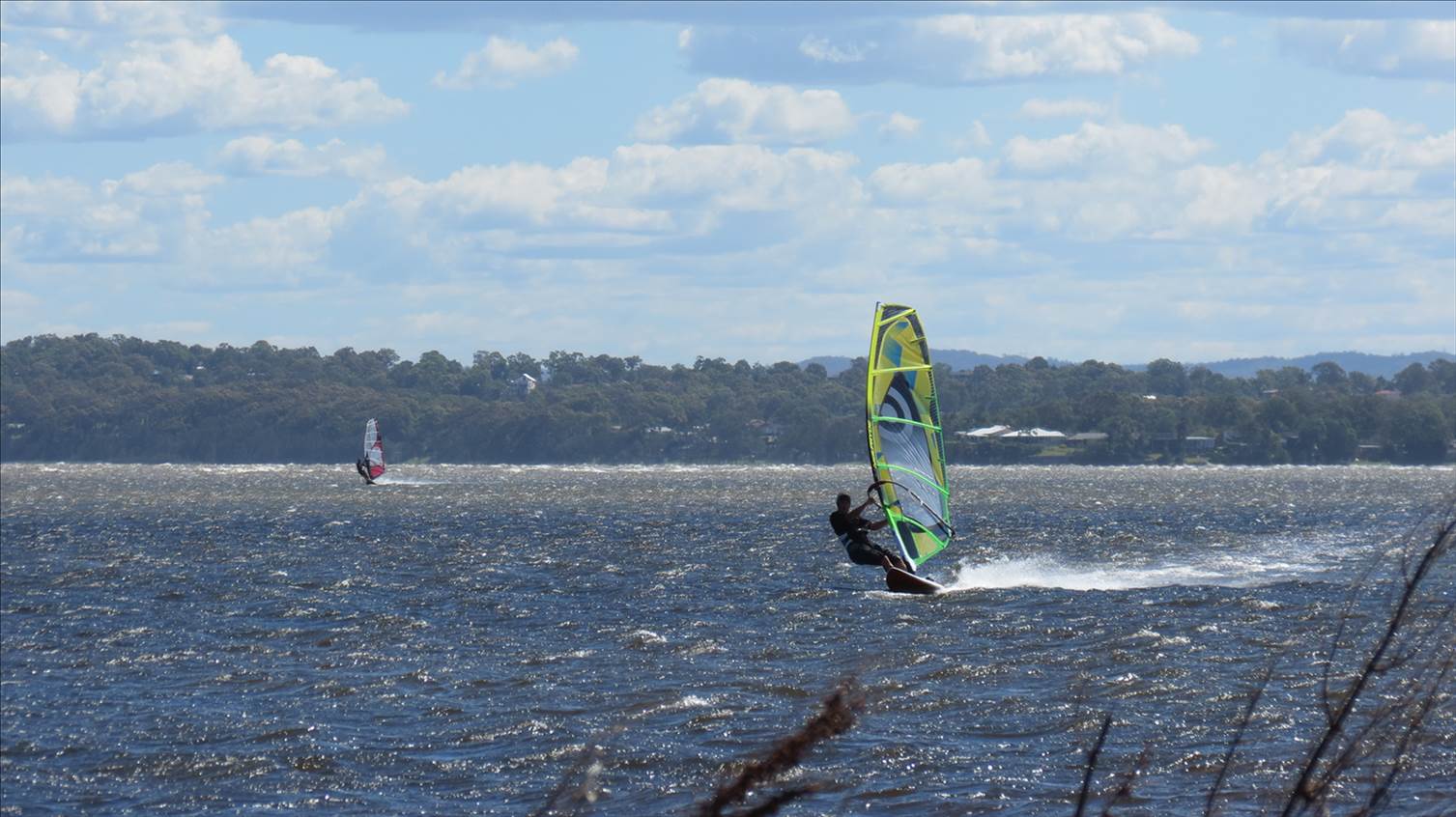 Canton Beach windsurfing 18 March 2013