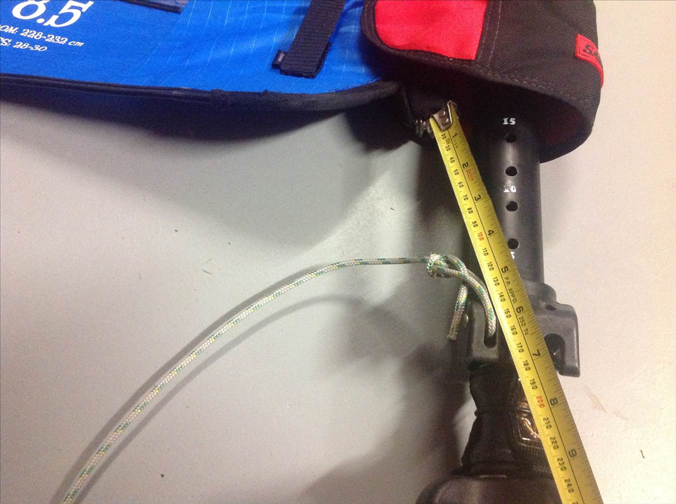 Sail rigging technique