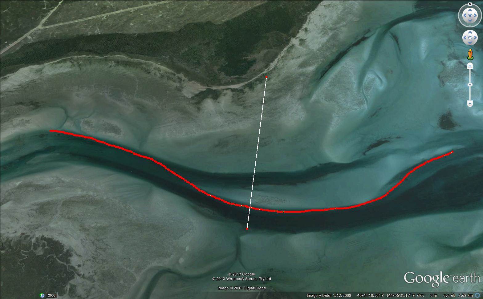 Robbins passage Northerly run