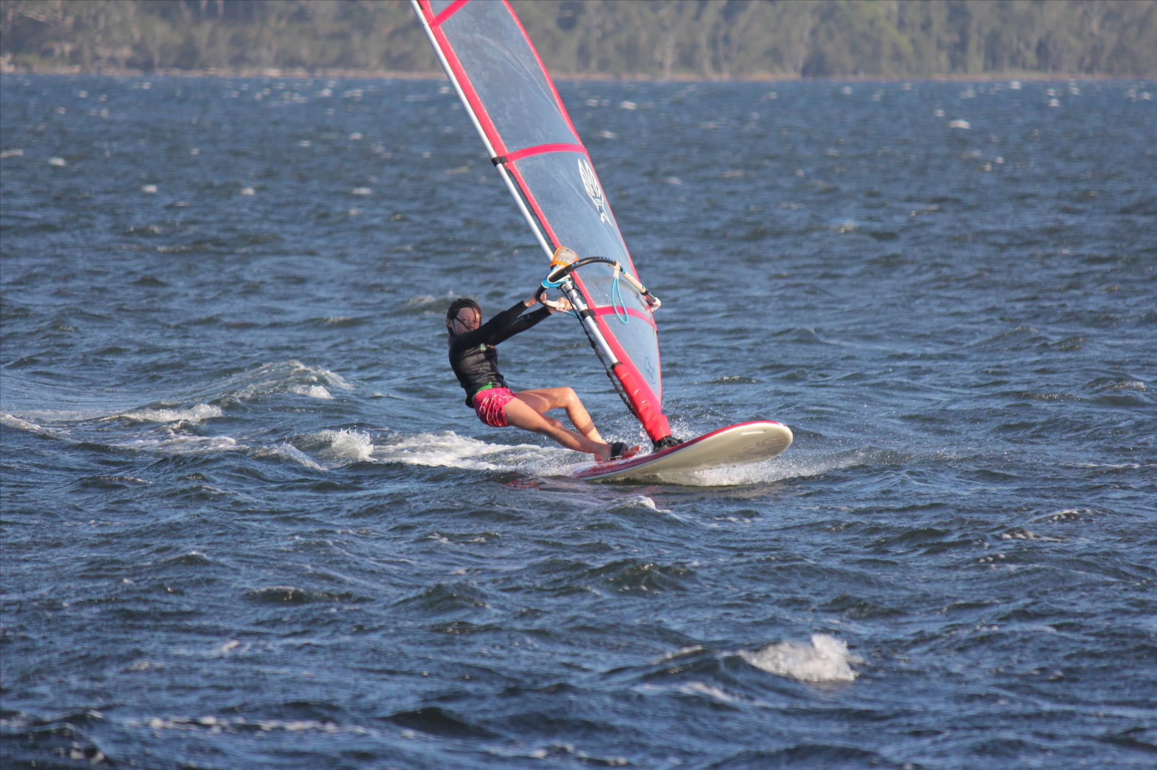 windsurf kids Elli age 8, 26kg