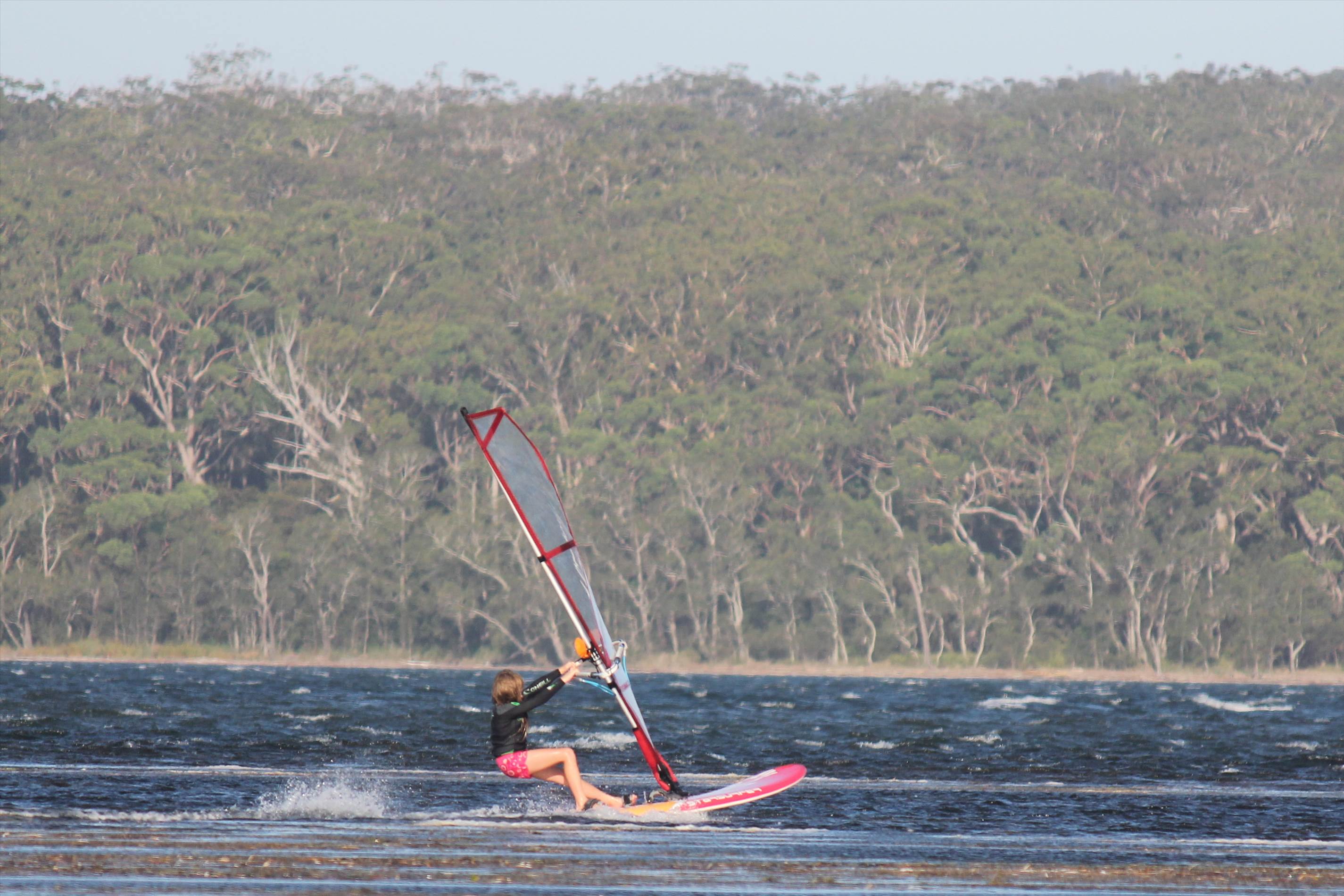 windsurf kids Elli age 8, 26kg