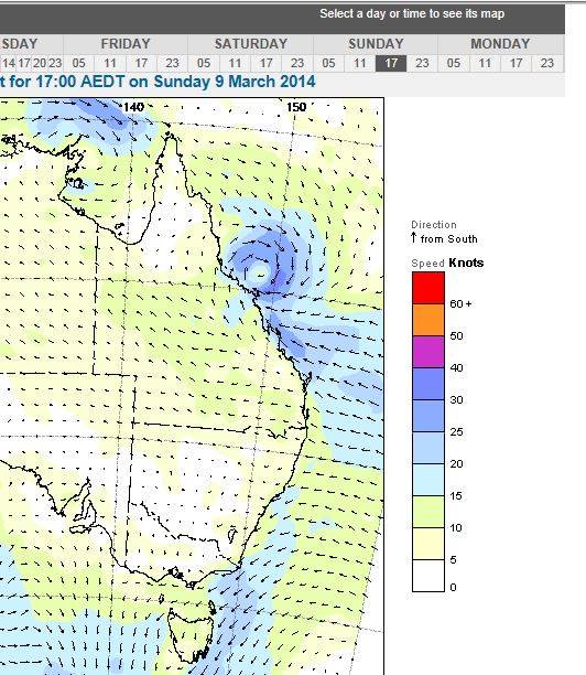 sandagate weather Tuesday