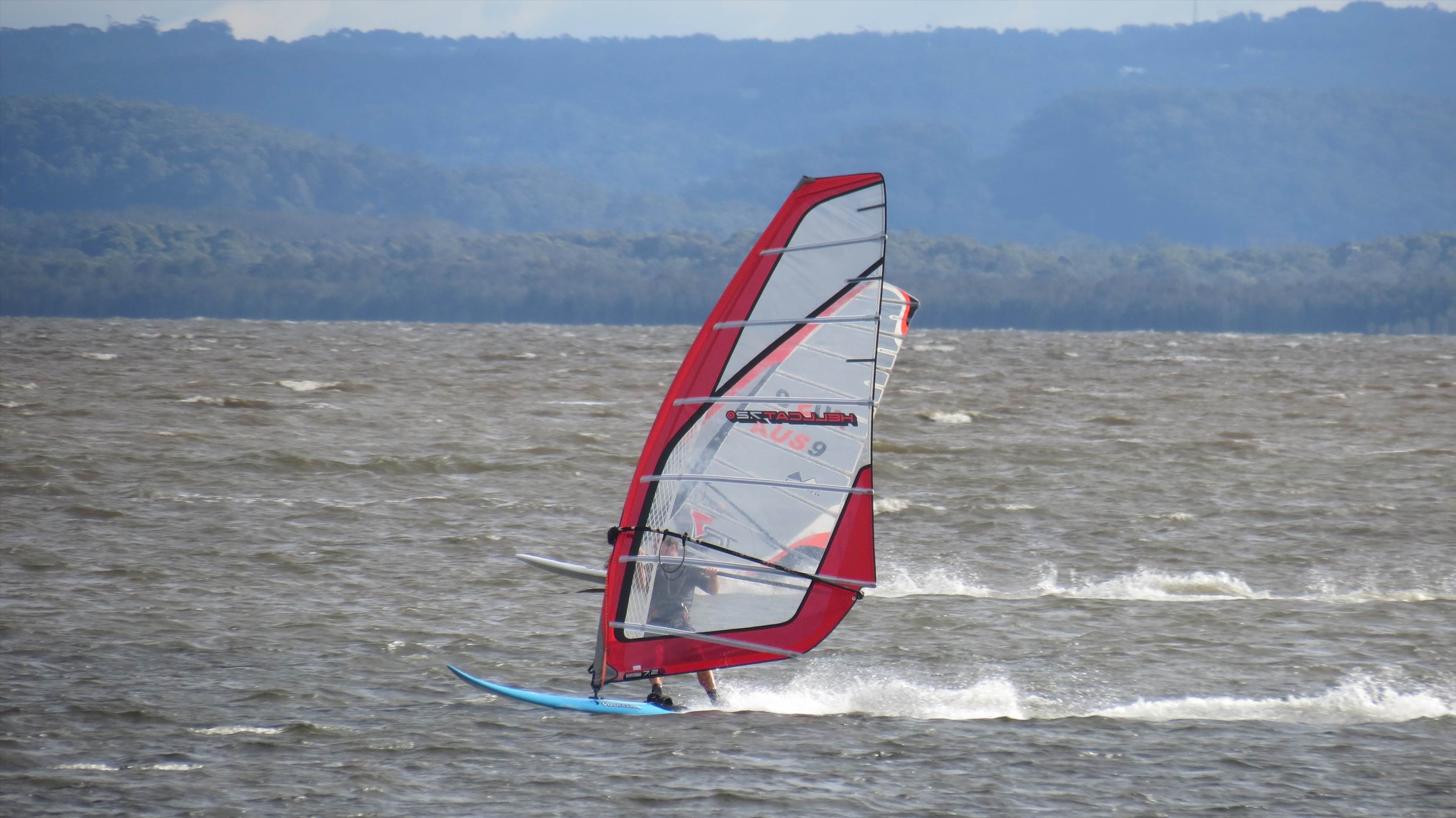 Flatwater action at Canton Beach