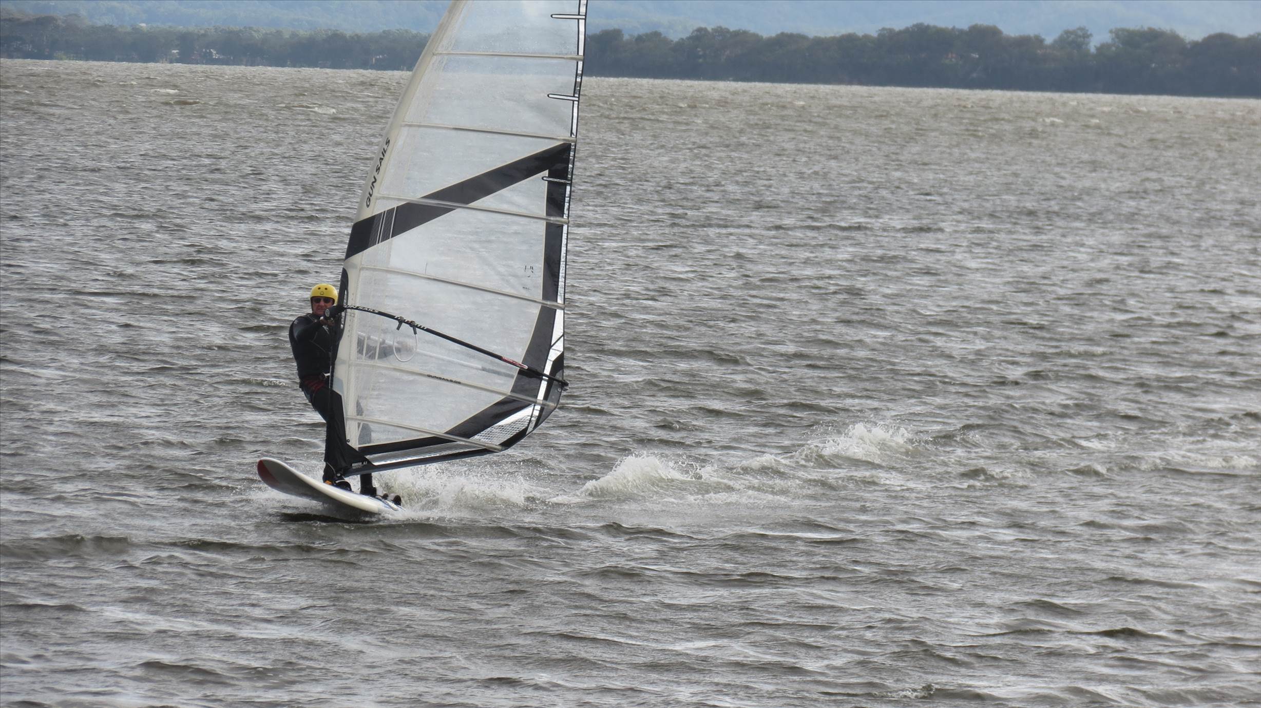 Flatwater action at Canton Beach