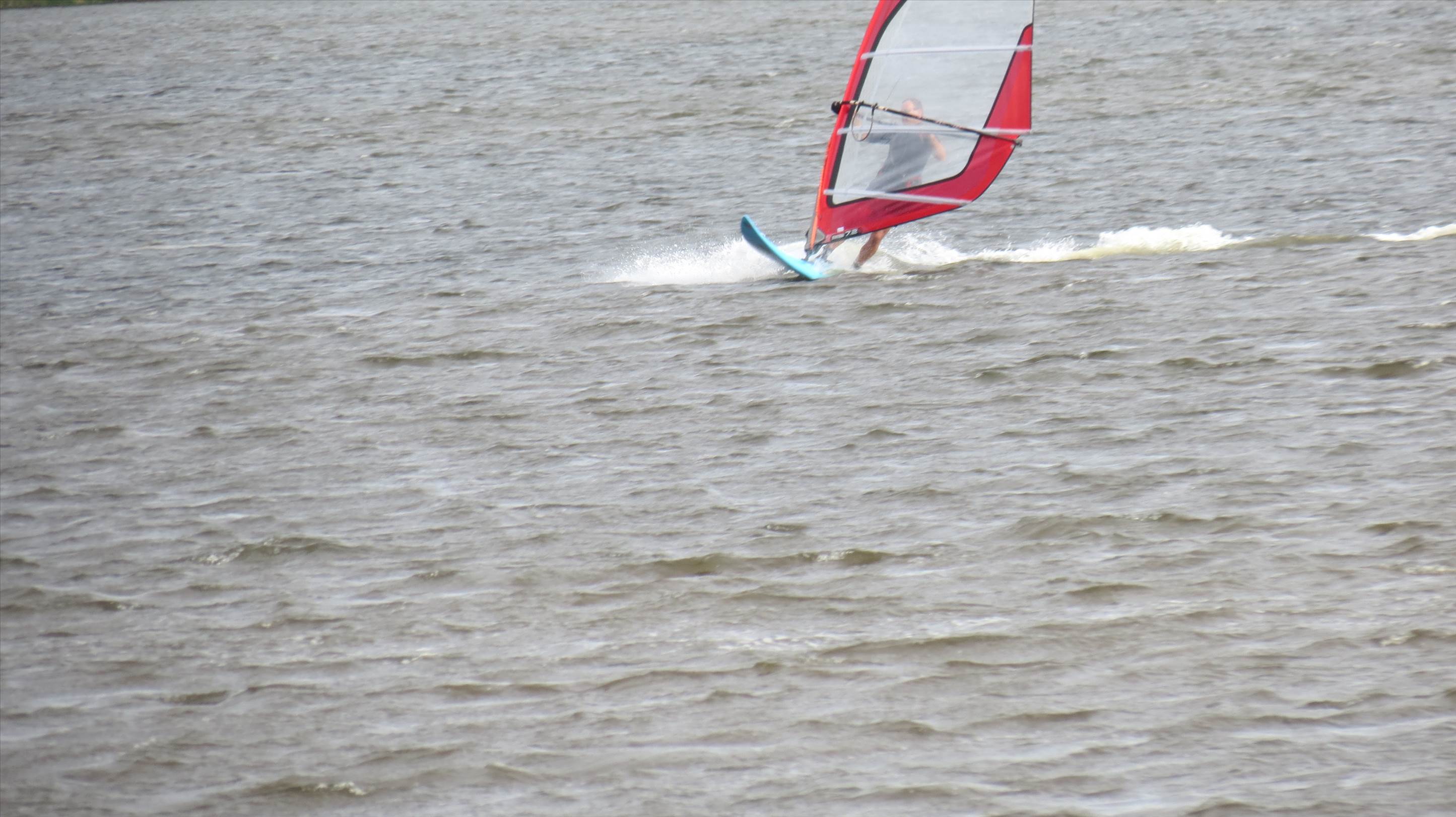 Flatwater action at Canton Beach
