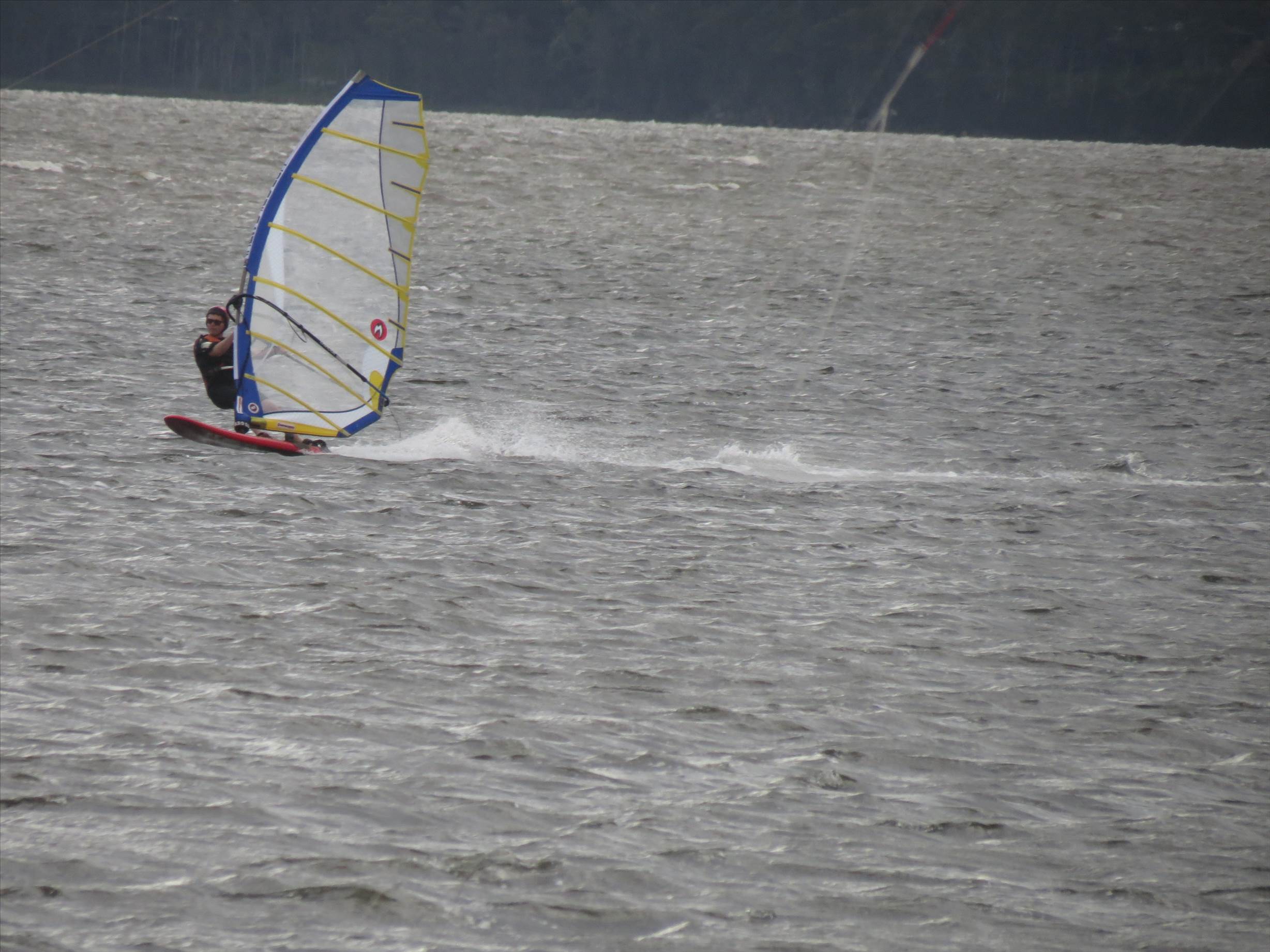 Flatwater action at Canton Beach