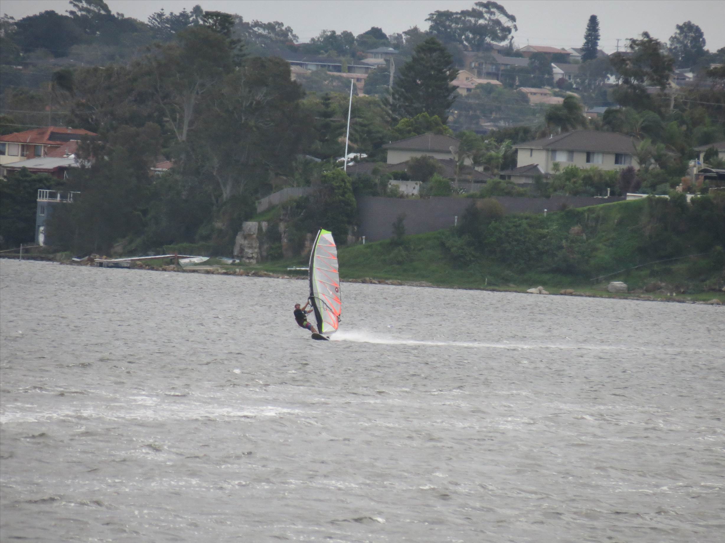 Flatwater action at Canton Beach