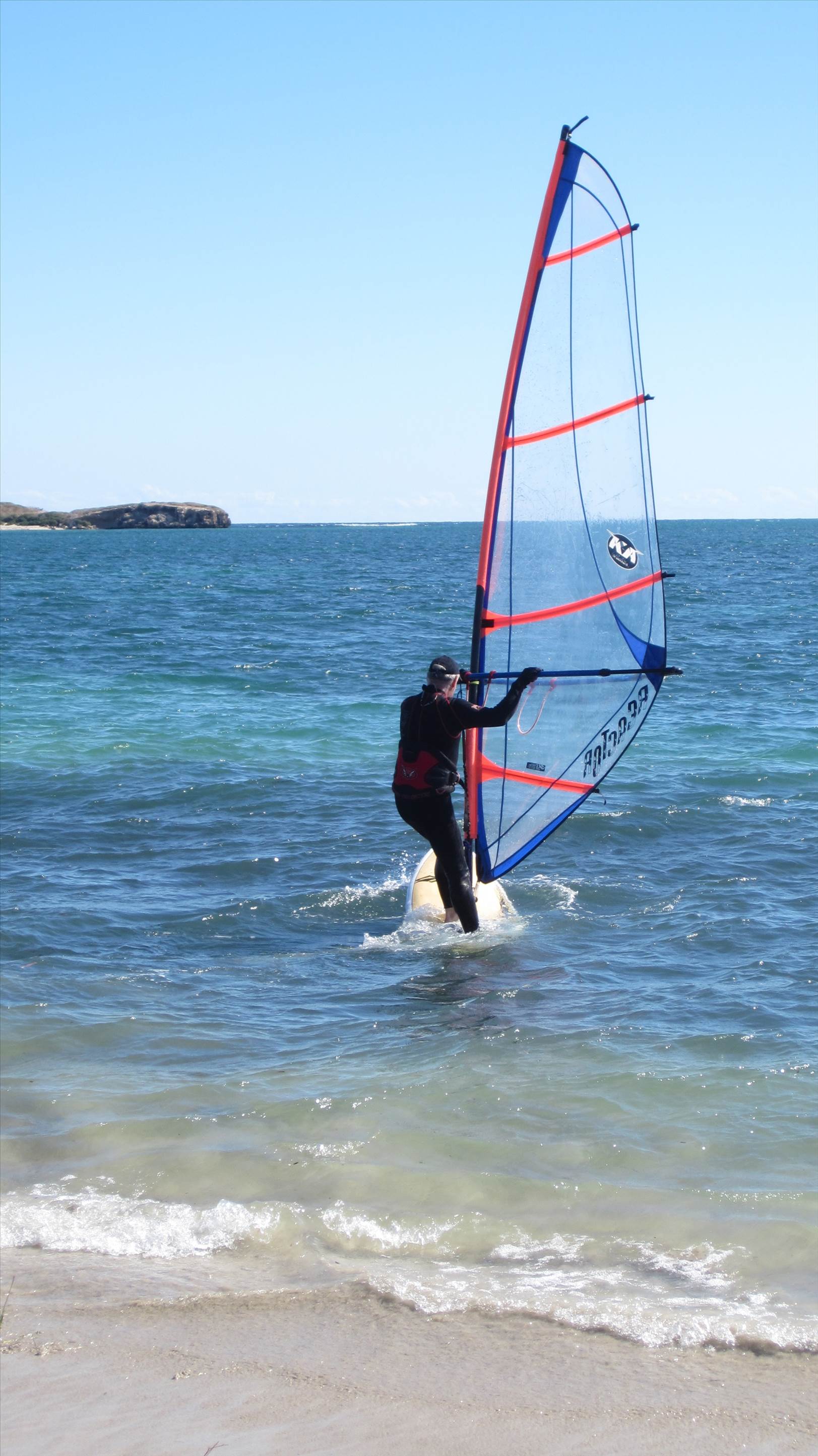 First run on Naish Nitrix at Safety Bay