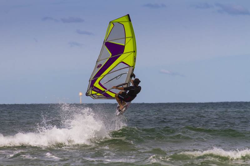 caloundra bar in a westerly