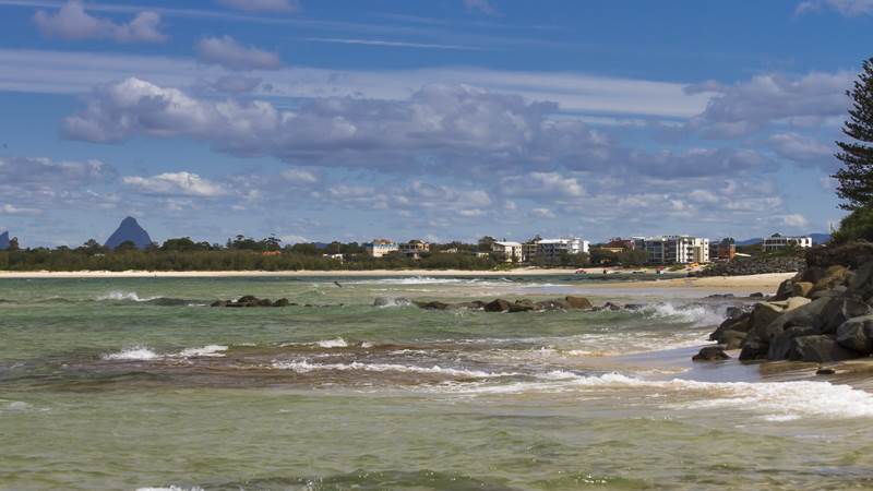 caloundra bar in a westerly