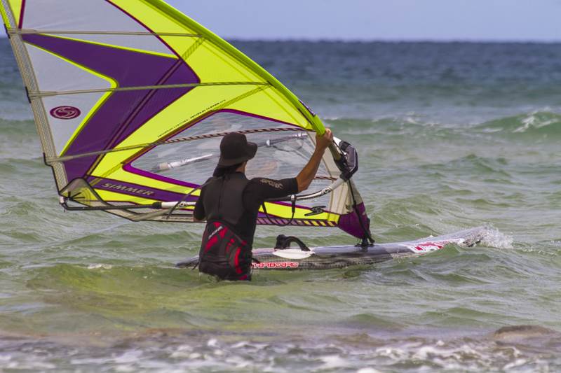 caloundra bar in a westerly