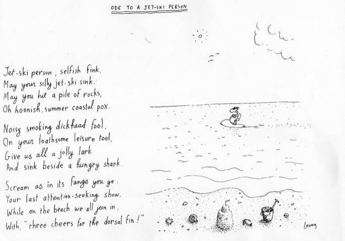 ODE TO A JET-SKI PERSON