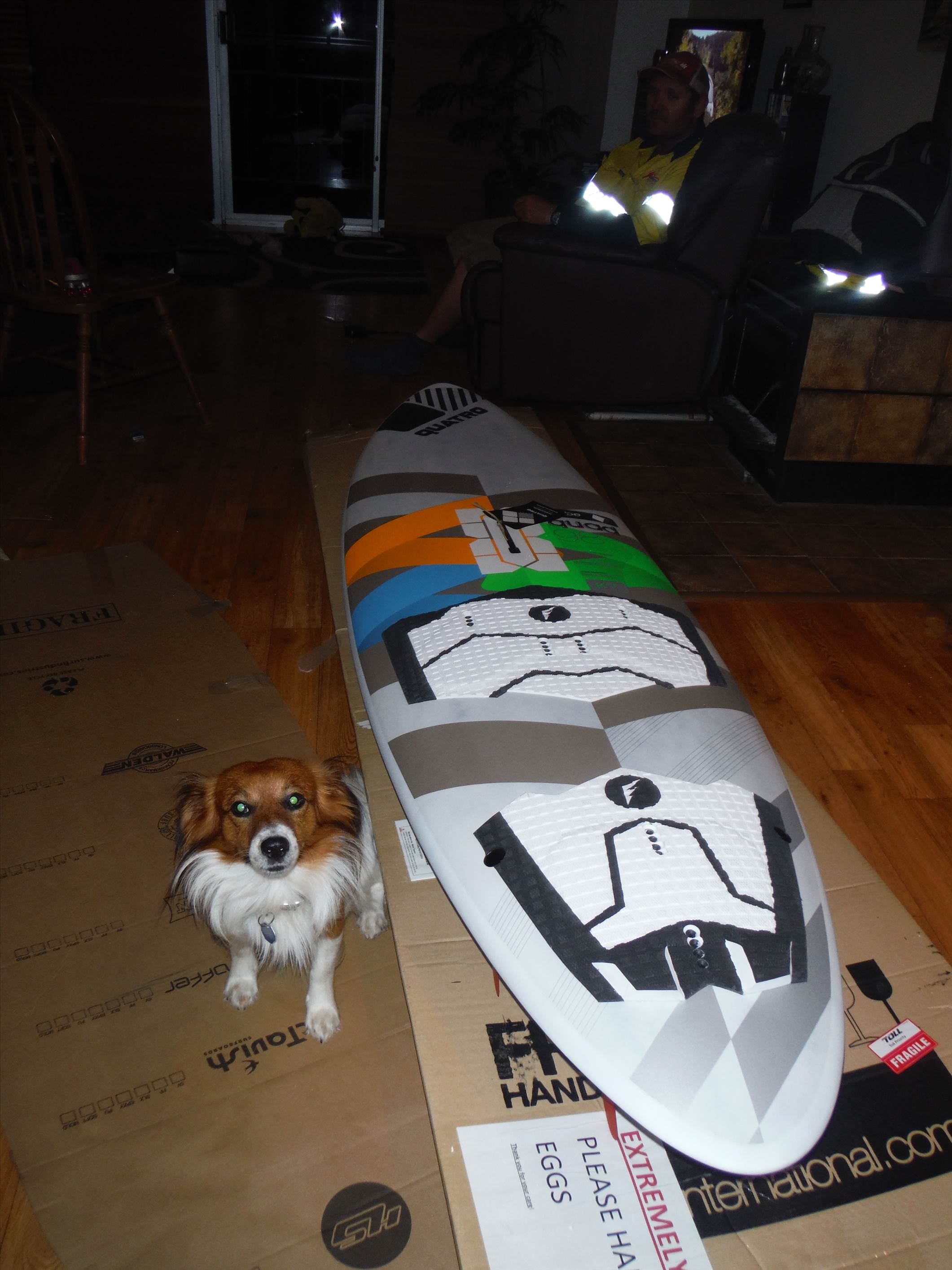 Picked up Matts NEW 2015 QUATRO CUBE 98L QUAD 231.3 X 61.1 and had a frothy