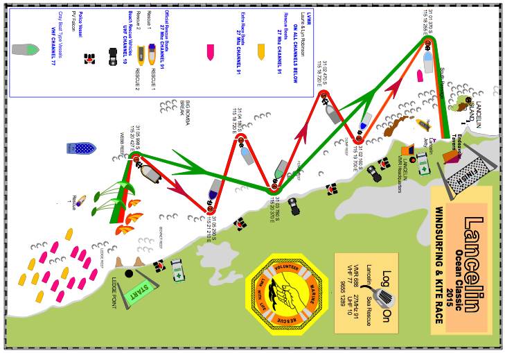 2015 Lancelin Ocean Classic 2015 Course