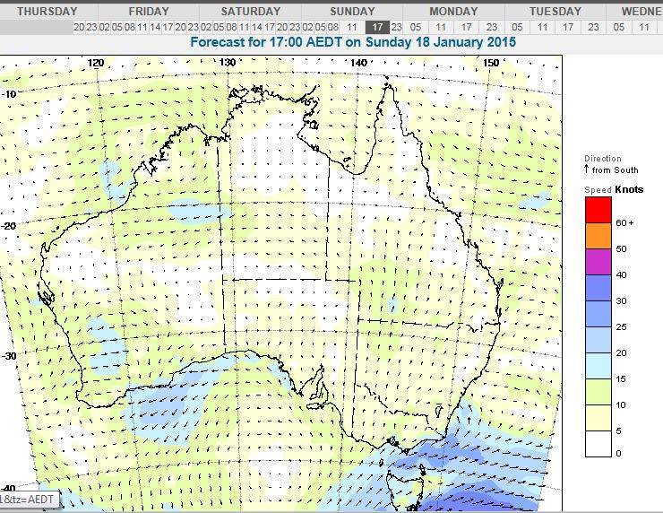 Lake C 15th Jan Weather 2