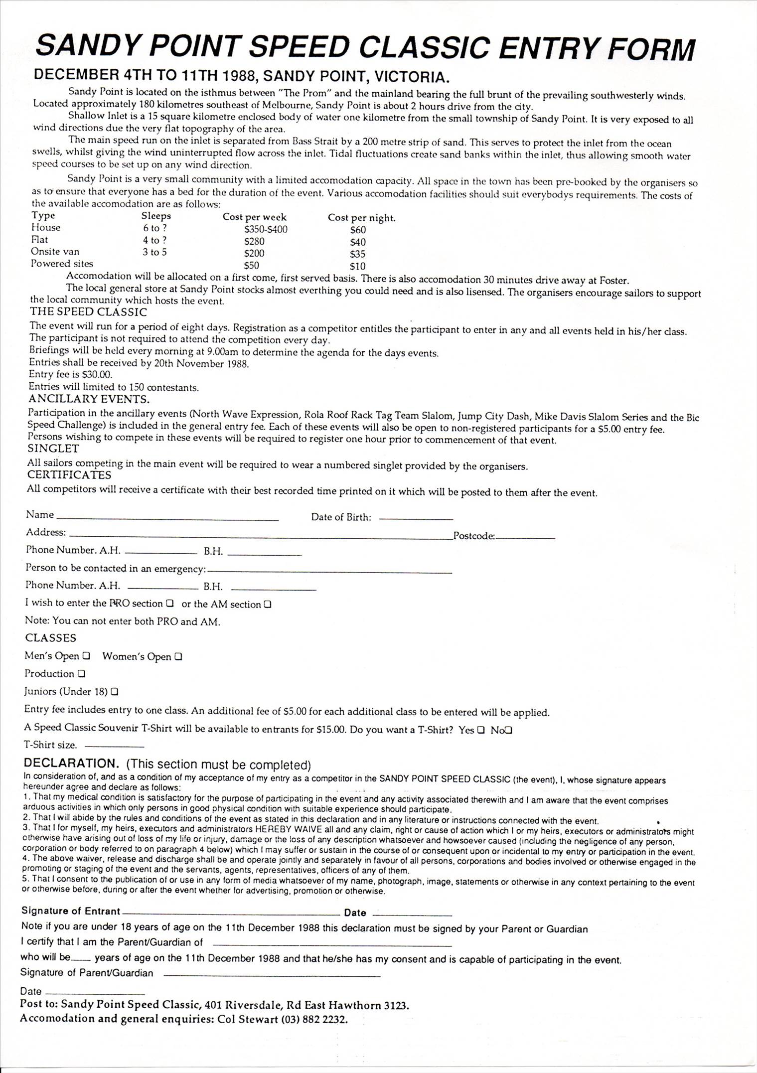 Sandy Pt classic 1988002