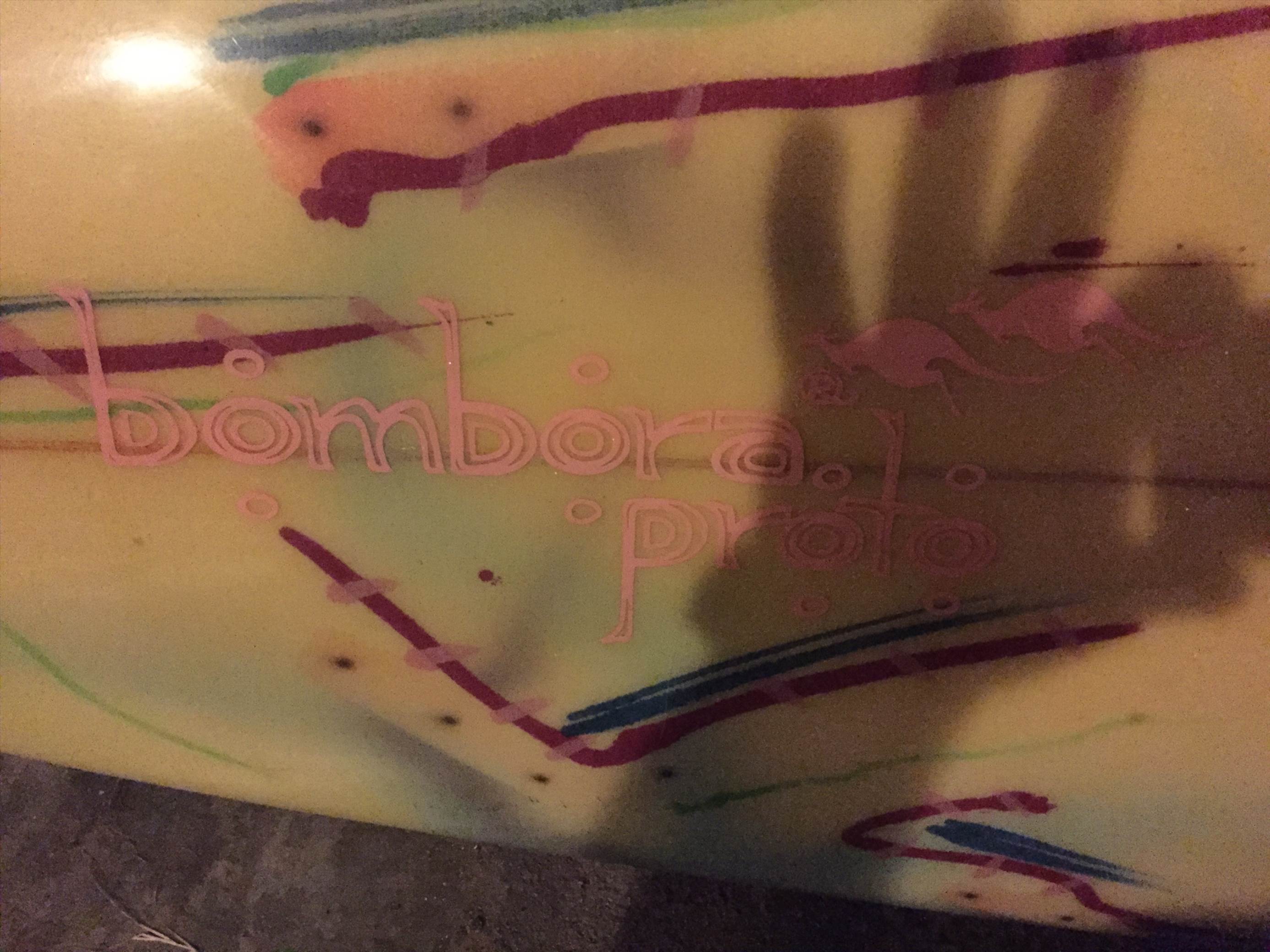 Bombora Proto 8'6" slight ding in tail otherwise in concourse condition circa 1985